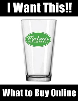 True Blood Merlotte's Glass