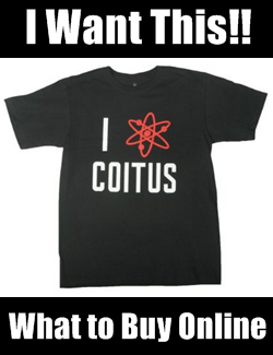 Big Bang Theory I Love Coitus T-Shirt